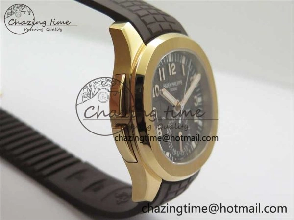 Aquanaut 5164R RG ZF 1:1 Best Edition Brown Dial on Brown Rubber Strap A Sporty 8849