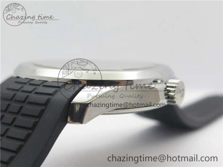 Aquanaut 5165A 38.5mm SS ZF 1:1 Best Edition Black Dial on Black Rubber Strap 324CS (Free box) Refined 8966