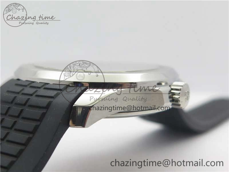 Aquanaut 5165A 38.5mm SS ZF 1:1 Best Edition Black Dial on Black Rubber Strap 324CS (Free box) Refined 8966
