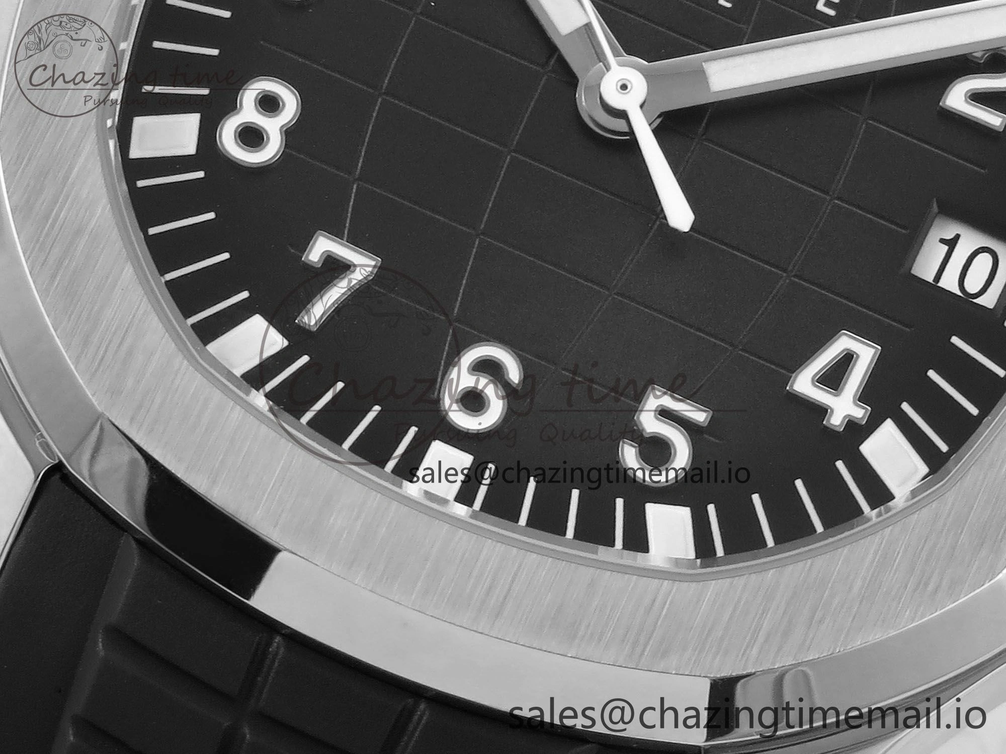 Aquanaut 5167 SS 3KF Best Edition Gray Dial on Black Rubber Strap A324 Super Clone V QuickDry 8679