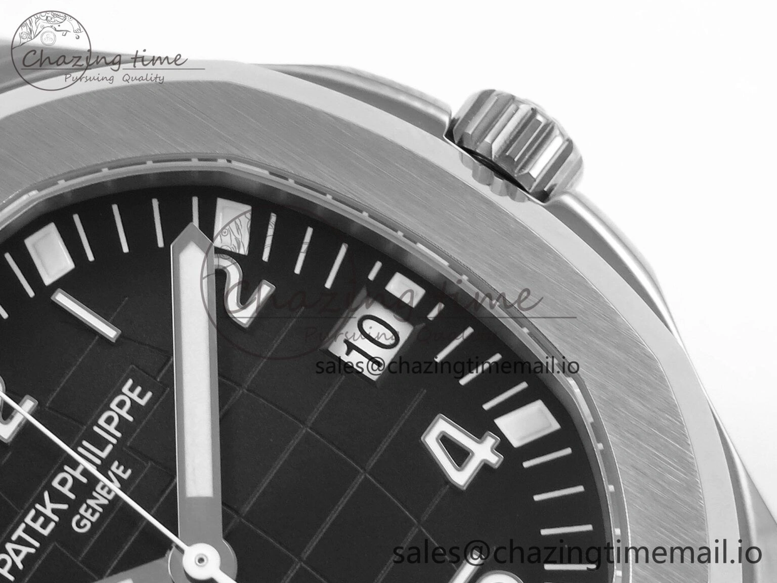 Aquanaut 5167 SS 3KF Best Edition Gray Dial on Black Rubber Strap A324 Super Clone V QuickDry 8679