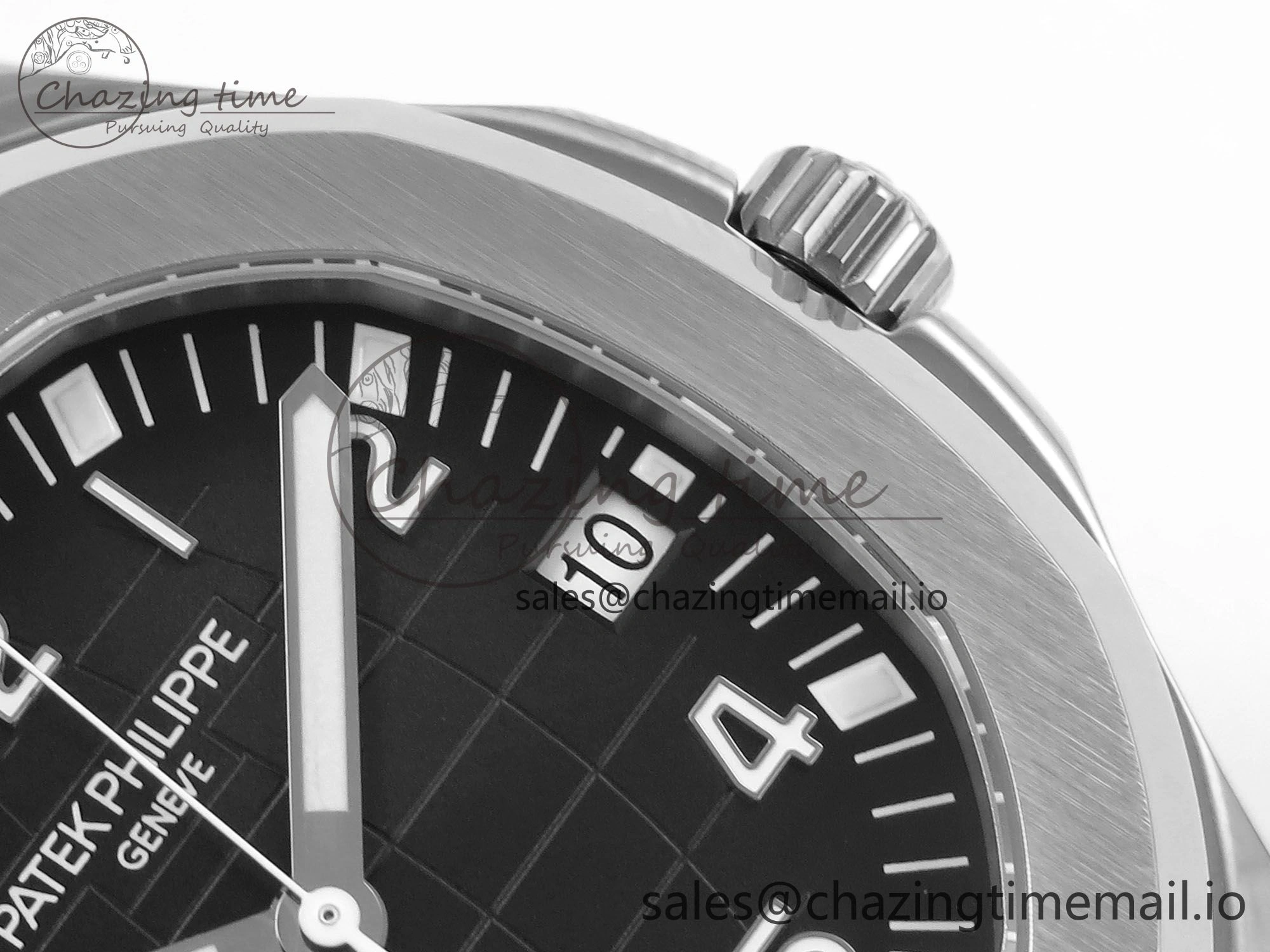 Aquanaut 5167 SS 3KF Best Edition Gray Dial on Black Rubber Strap A324 Super Clone V QuickDry 8679