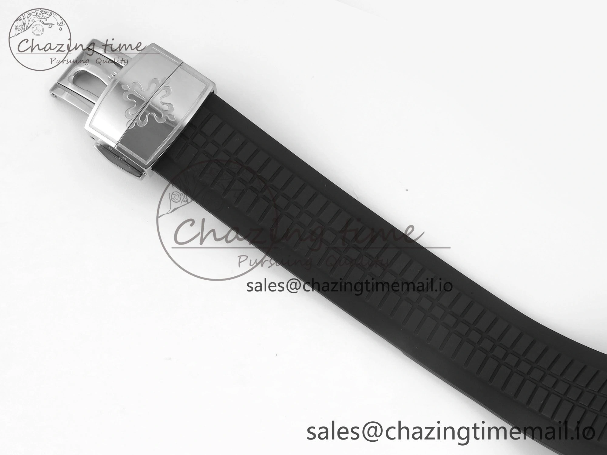 Aquanaut 5167 SS 3KF Best Edition Gray Dial on Black Rubber Strap A324 Super Clone V QuickDry 8679