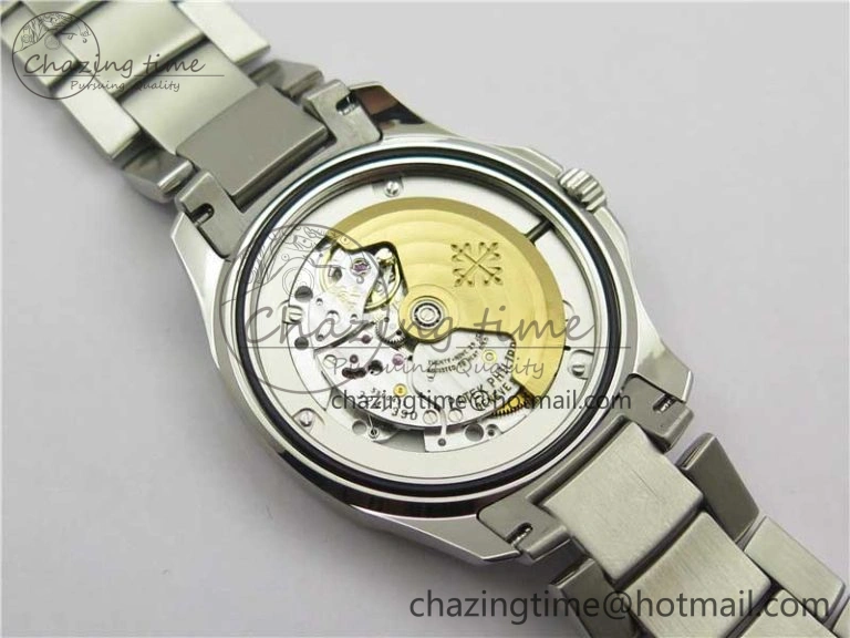 TravelReady Aquanaut 5167 SS 3KF Best Edition Gray Dial on SS Bracelet A324 Super Clone V 8877