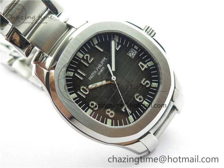 TravelReady Aquanaut 5167 SS 3KF Best Edition Gray Dial on SS Bracelet A324 Super Clone V 8877