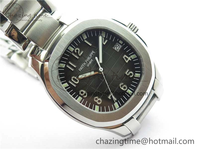 TravelReady Aquanaut 5167 SS 3KF Best Edition Gray Dial on SS Bracelet A324 Super Clone V 8877