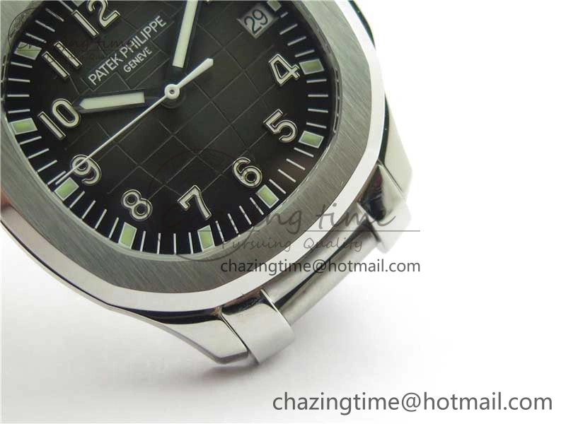 TravelReady Aquanaut 5167 SS 3KF Best Edition Gray Dial on SS Bracelet A324 Super Clone V 8877