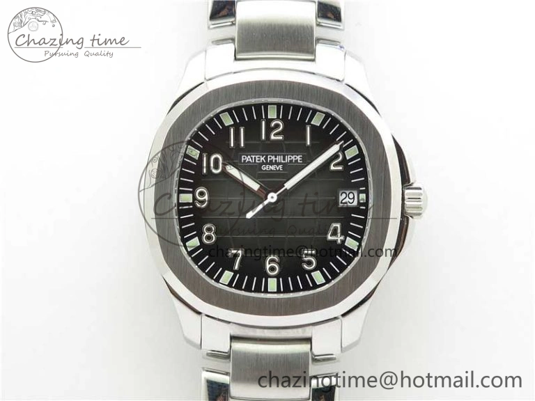 TravelReady Aquanaut 5167 SS 3KF Best Edition Gray Dial on SS Bracelet A324 Super Clone V 8877