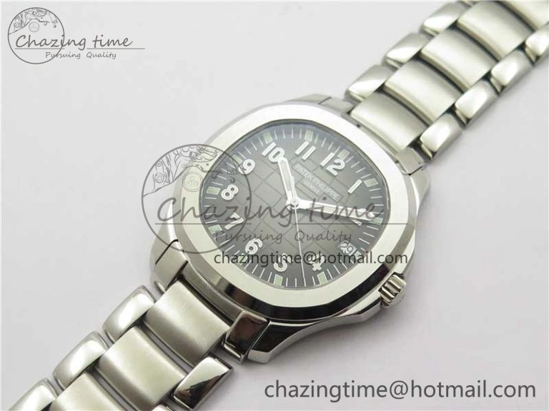 TravelReady Aquanaut 5167 SS 3KF Best Edition Gray Dial on SS Bracelet A324 Super Clone V 8877