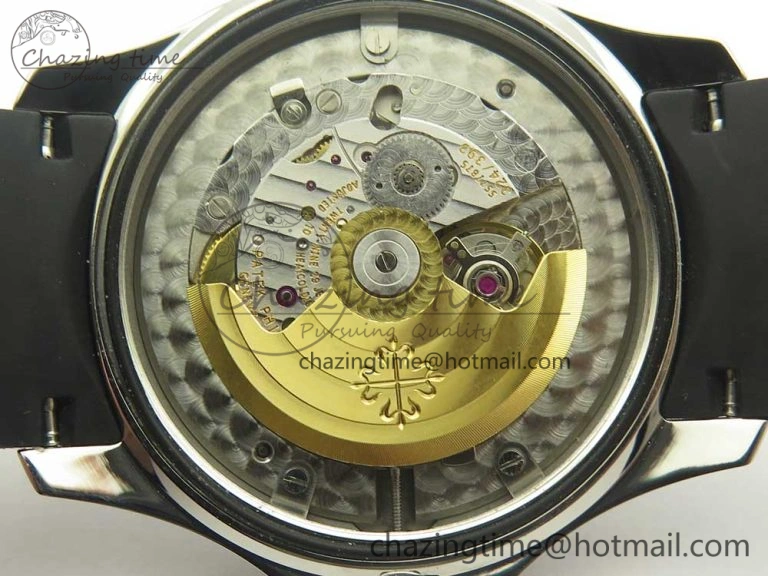 Affordable Aquanaut 5167 SS KMF 1:1 Best Edition Gray Dial on Black Rubber Strap A324 Clone 8978