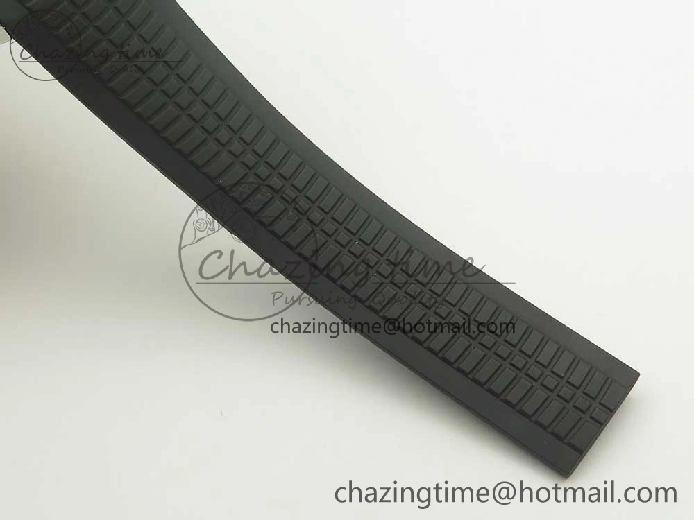 Affordable Aquanaut 5167 SS KMF 1:1 Best Edition Gray Dial on Black Rubber Strap A324 Clone 8978