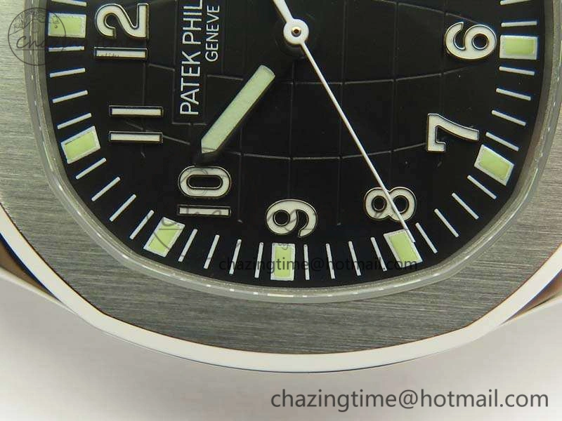 Aquanaut 5167 SS PF 1:1 Best Edition Black Dial On Rubber Strap A Breathable 9008