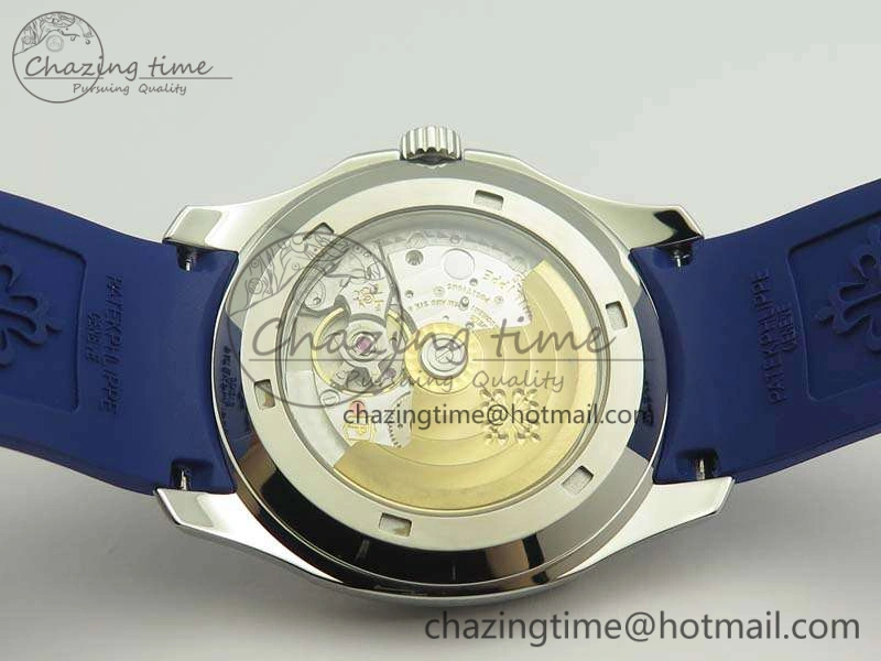 Aquanaut 5167 SS PF 1:1 Best Edition Blue Dial On Rubber Strap A Seasonal 9006