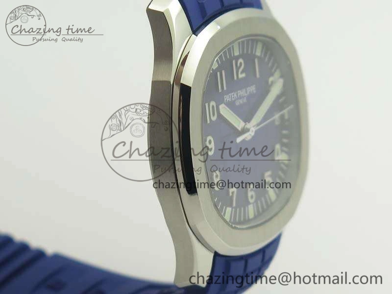 Aquanaut 5167 SS PF 1:1 Best Edition Blue Dial On Rubber Strap A Seasonal 9006