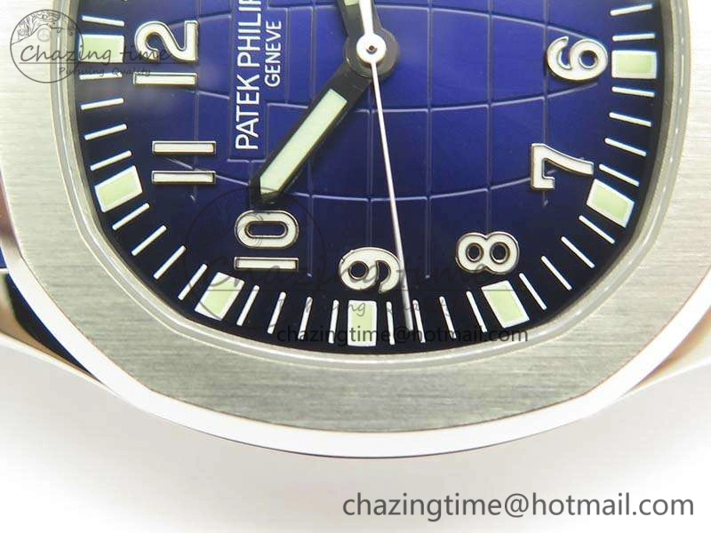 Aquanaut 5167 SS PF 1:1 Best Edition Blue Dial On Rubber Strap A Seasonal 9006