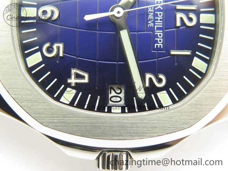 Aquanaut 5167 SS PF 1:1 Best Edition Blue Dial On Rubber Strap A Seasonal 9006