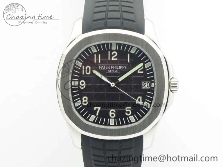 Aquanaut 5167 SS PF 1:1 Best Edition Gray Dial On Rubber Strap A Refined 9007
