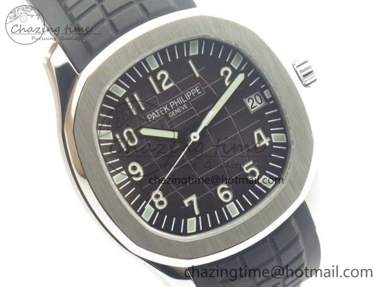 Aquanaut 5167 SS PF 1:1 Best Edition Gray Dial On Rubber Strap A Refined 9007