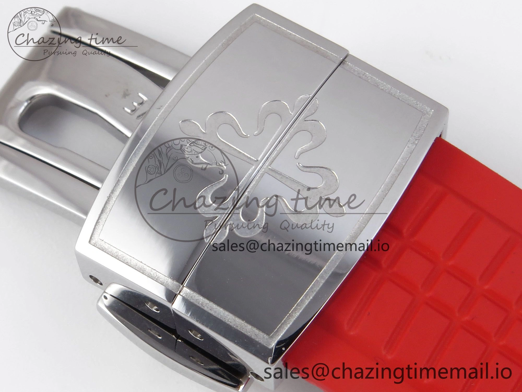 Aquanaut 5167A SS 3KF Best Edition Gray Dial on Red Rubber Strap A324 Super Clone Cozy 8651
