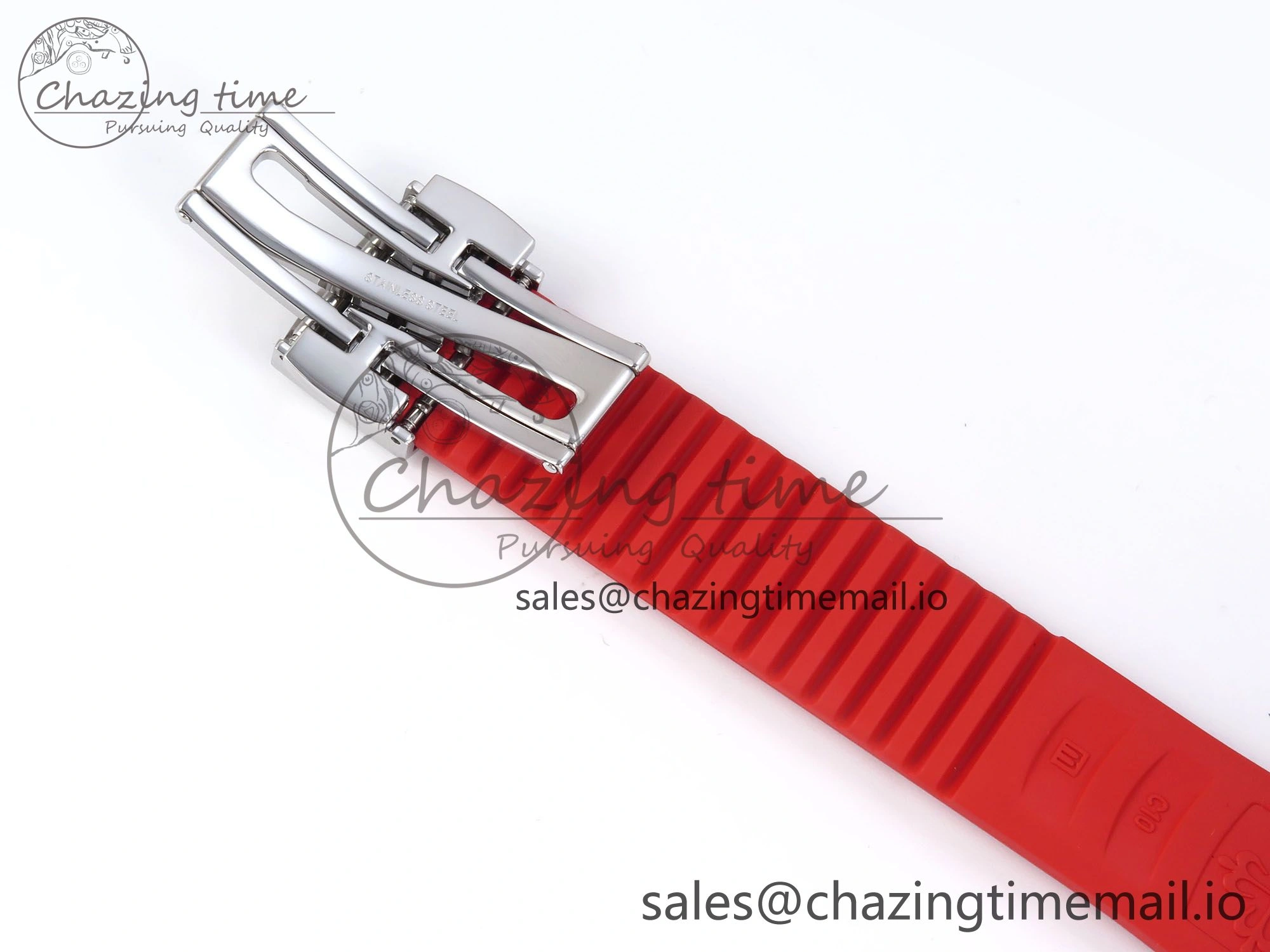 Aquanaut 5167A SS 3KF Best Edition Gray Dial on Red Rubber Strap A324 Super Clone Cozy 8651