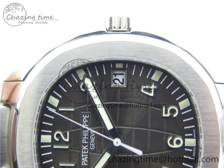 HighPerformance Aquanaut 5167A SS ZF 1:1 Best Edition Black Dial on SS Bracelet 324CS (Free box) 8954
