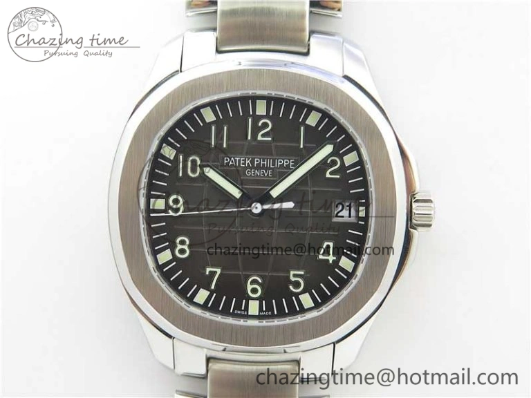 HighPerformance Aquanaut 5167A SS ZF 1:1 Best Edition Black Dial on SS Bracelet 324CS (Free box) 8954