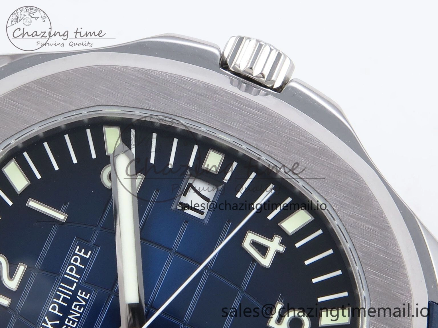 Aquanaut 5167A SS ZF 1:1 Best Edition Blue Dial on Blue Rubber Strap 330CS V RelaxedFit 8708