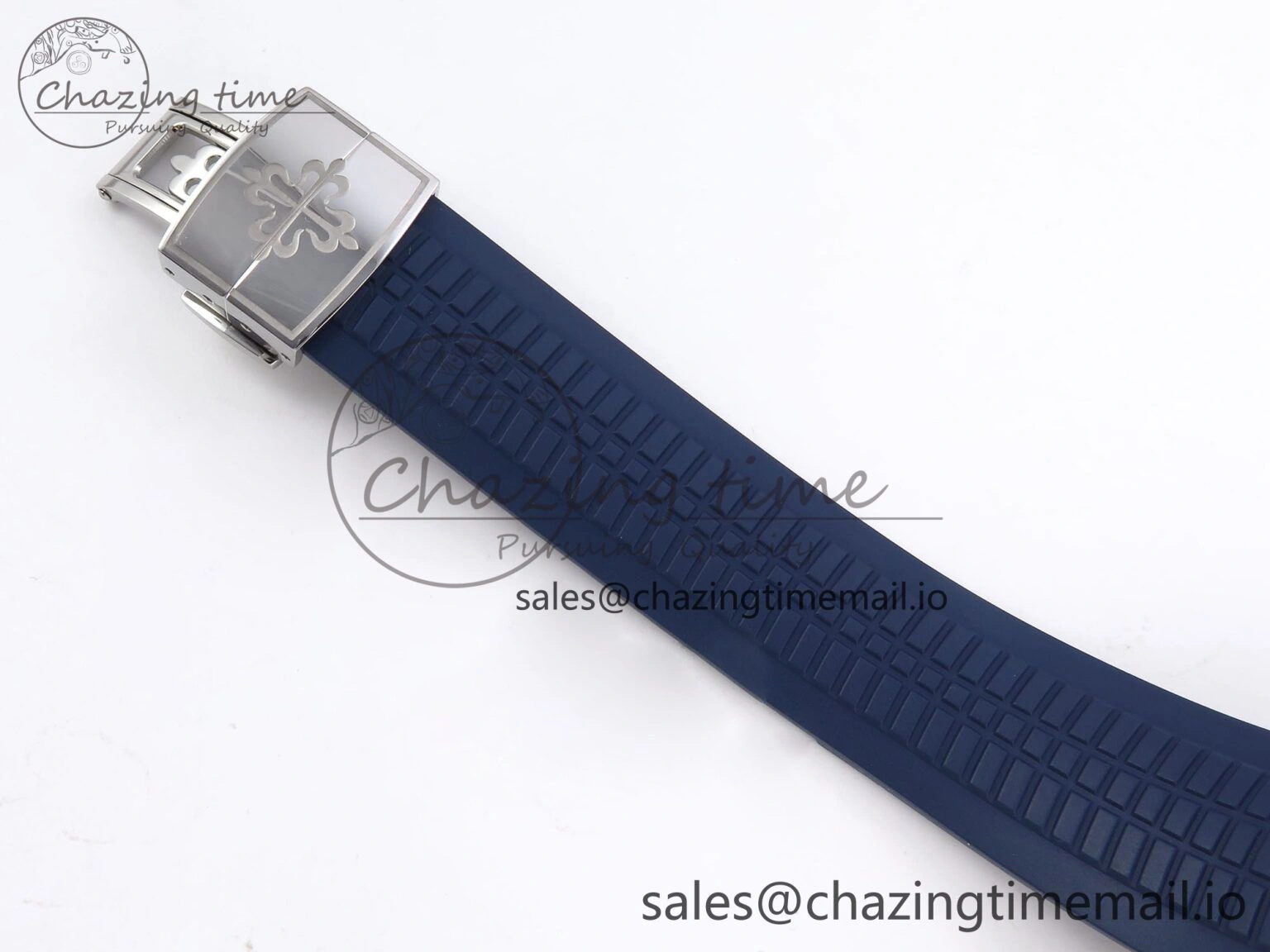 Aquanaut 5167A SS ZF 1:1 Best Edition Blue Dial on Blue Rubber Strap 330CS V RelaxedFit 8708