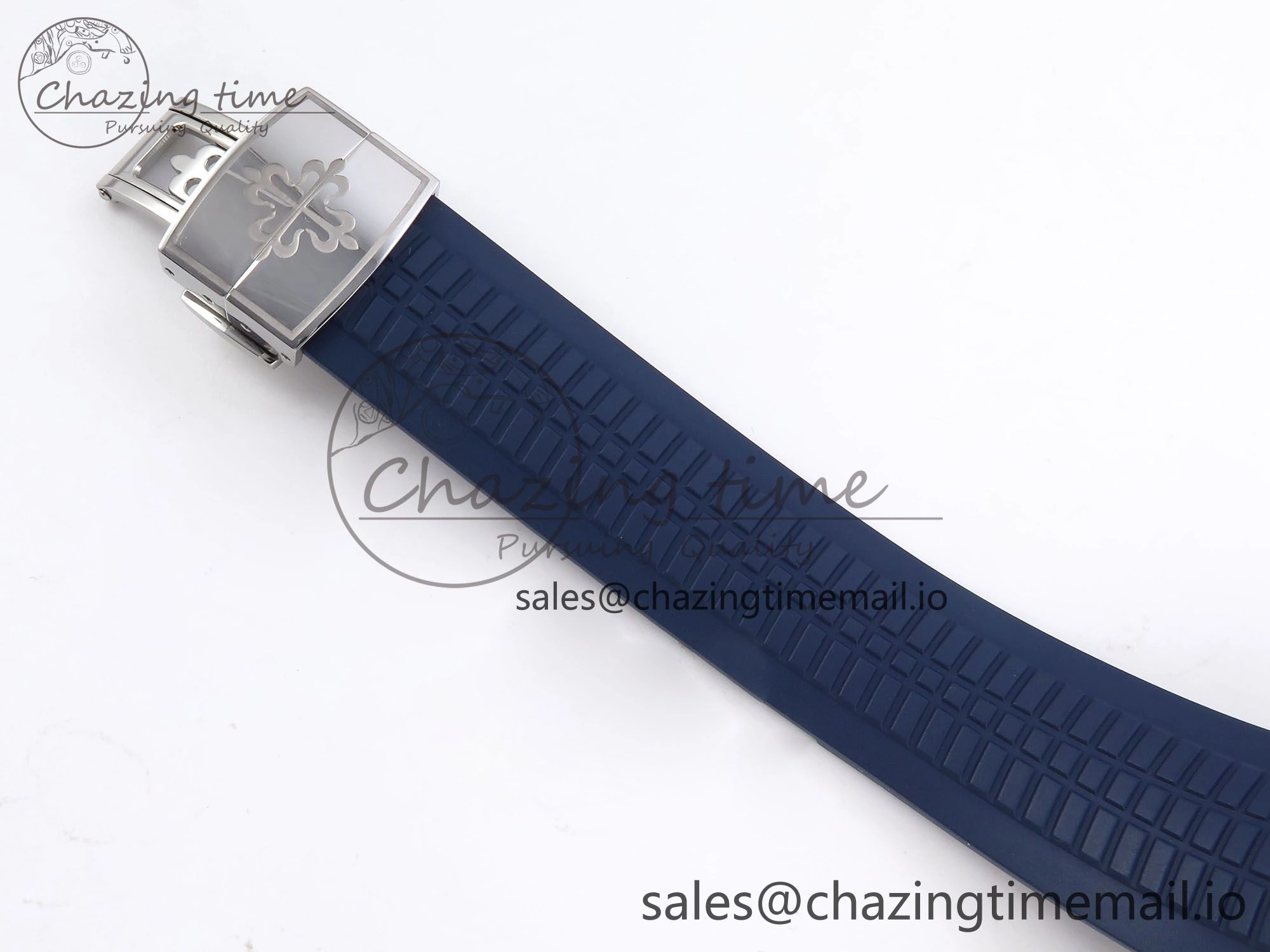 Aquanaut 5167A SS ZF 1:1 Best Edition Blue Dial on Blue Rubber Strap 330CS V RelaxedFit 8708