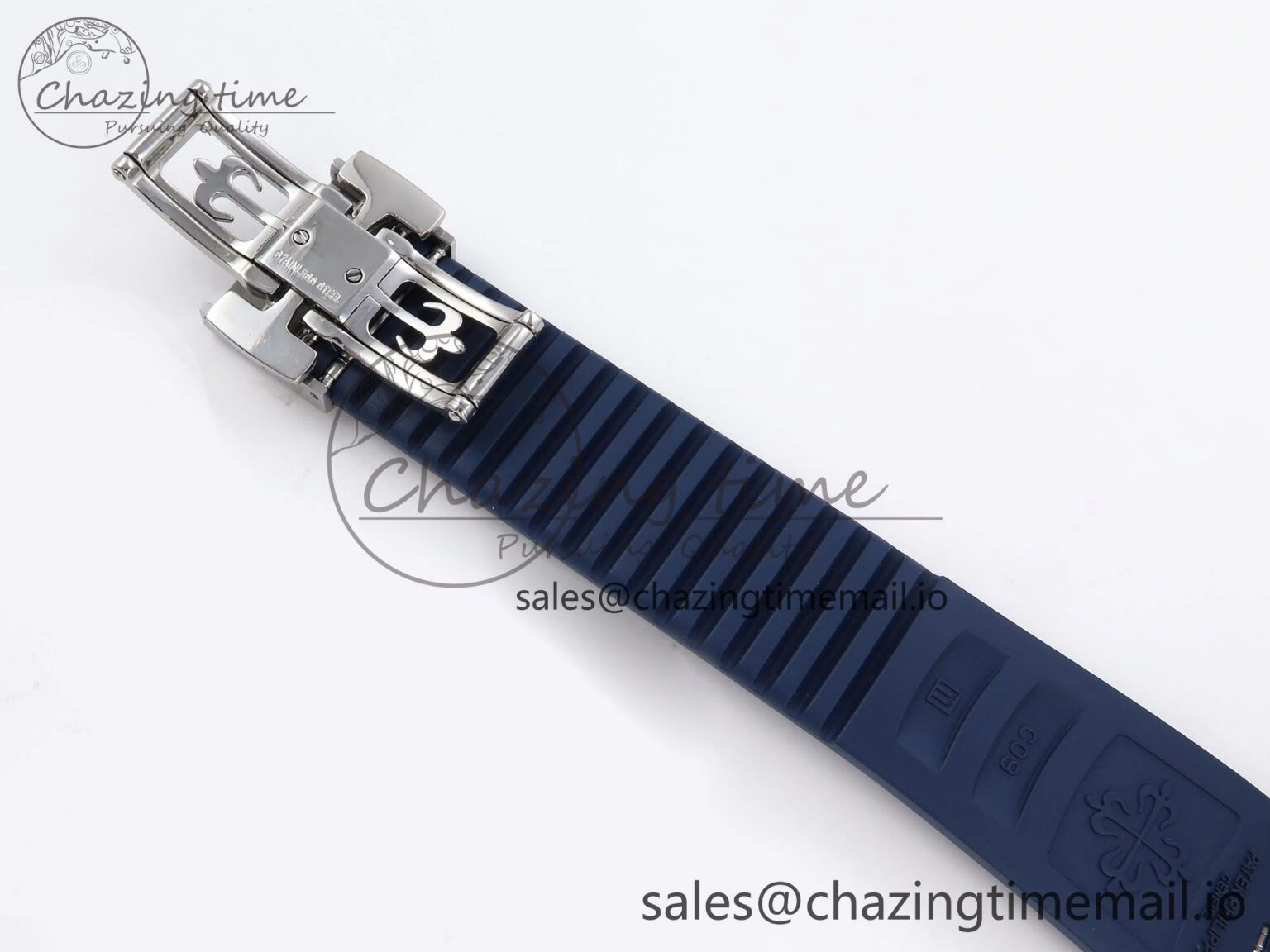 Aquanaut 5167A SS ZF 1:1 Best Edition Blue Dial on Blue Rubber Strap 330CS V RelaxedFit 8708