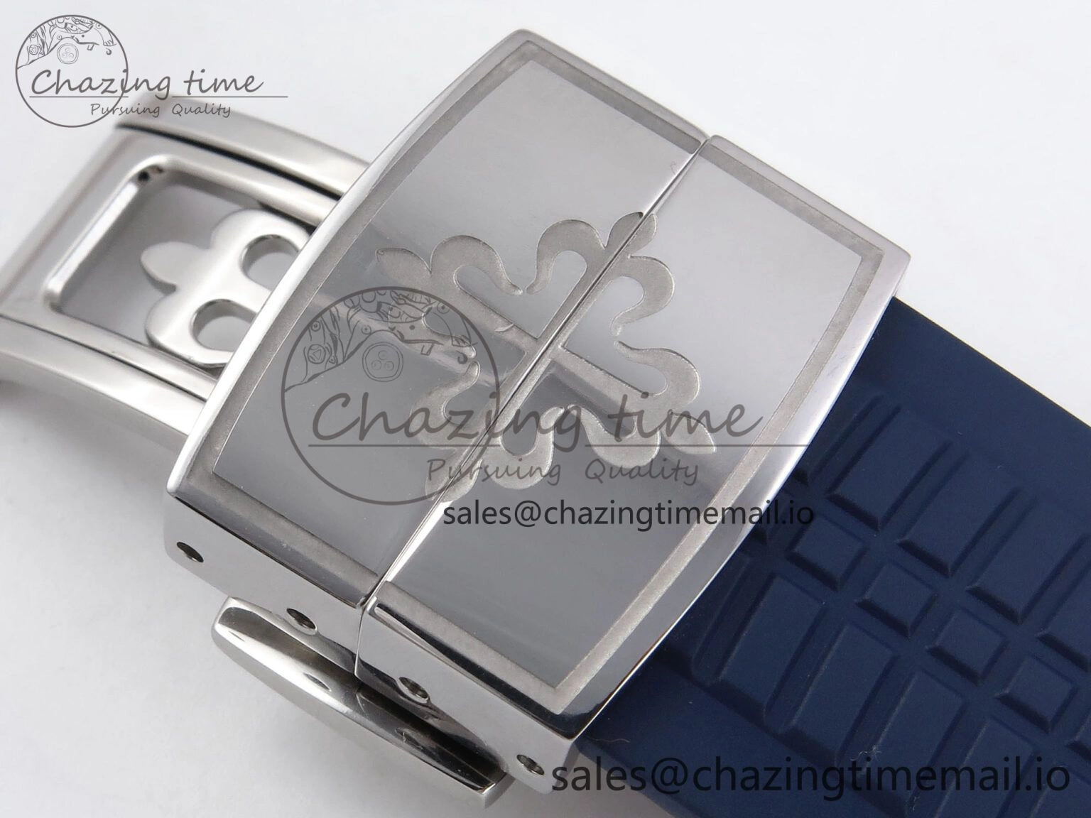 Aquanaut 5167A SS ZF 1:1 Best Edition Blue Dial on Blue Rubber Strap 330CS V RelaxedFit 8708