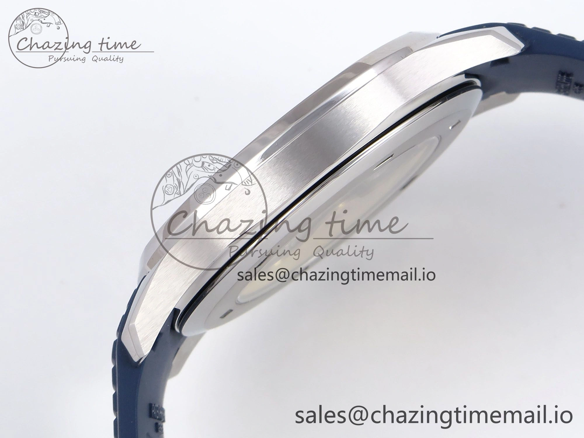 Aquanaut 5167A SS ZF 1:1 Best Edition Blue Dial on Blue Rubber Strap 330CS V RelaxedFit 8708