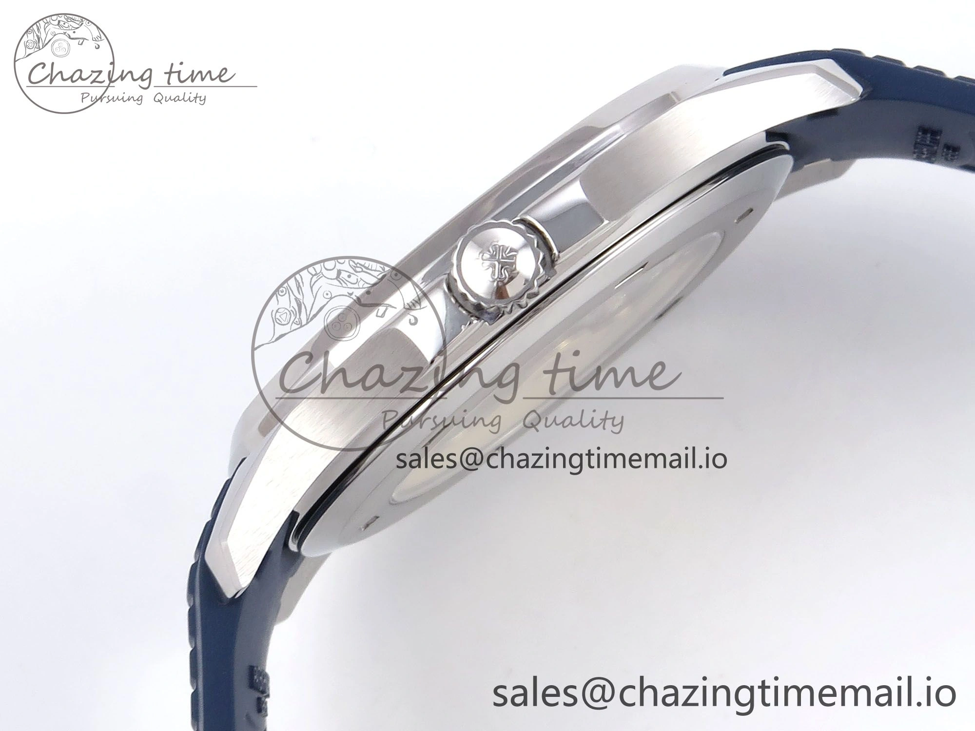 Aquanaut 5167A SS ZF 1:1 Best Edition Blue Dial on Blue Rubber Strap 330CS V RelaxedFit 8708