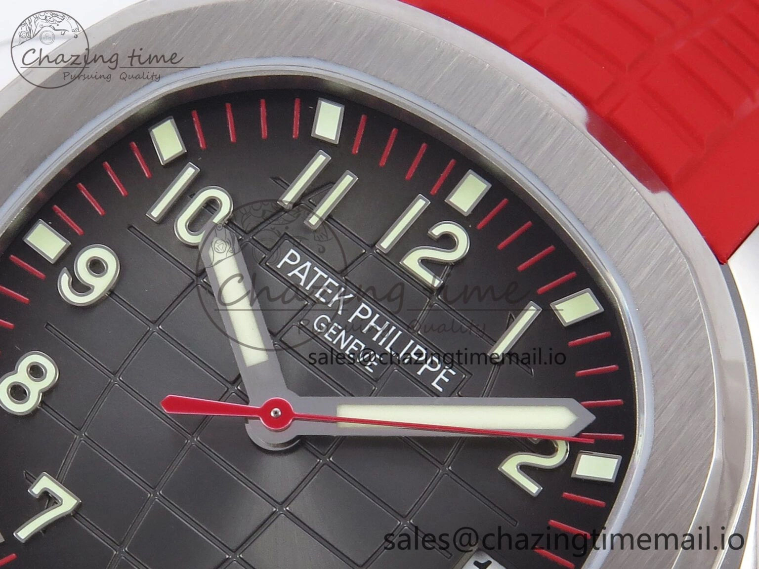 EasyMatch Aquanaut 5167A Singapore Edition SS ZF 1:1 Best Edition Red Second Hand on Red Rubber Strap 324CS 8709