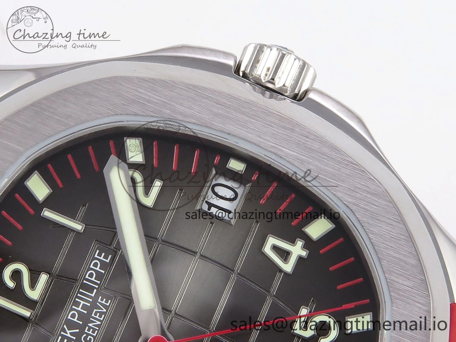 EasyMatch Aquanaut 5167A Singapore Edition SS ZF 1:1 Best Edition Red Second Hand on Red Rubber Strap 324CS 8709