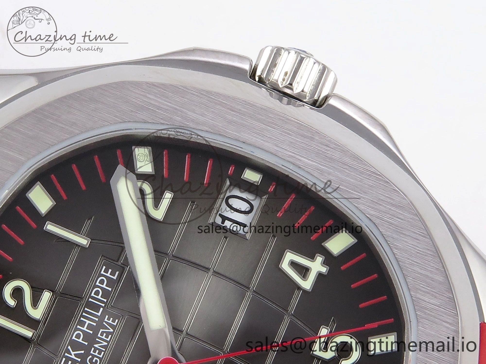 EasyMatch Aquanaut 5167A Singapore Edition SS ZF 1:1 Best Edition Red Second Hand on Red Rubber Strap 324CS 8709