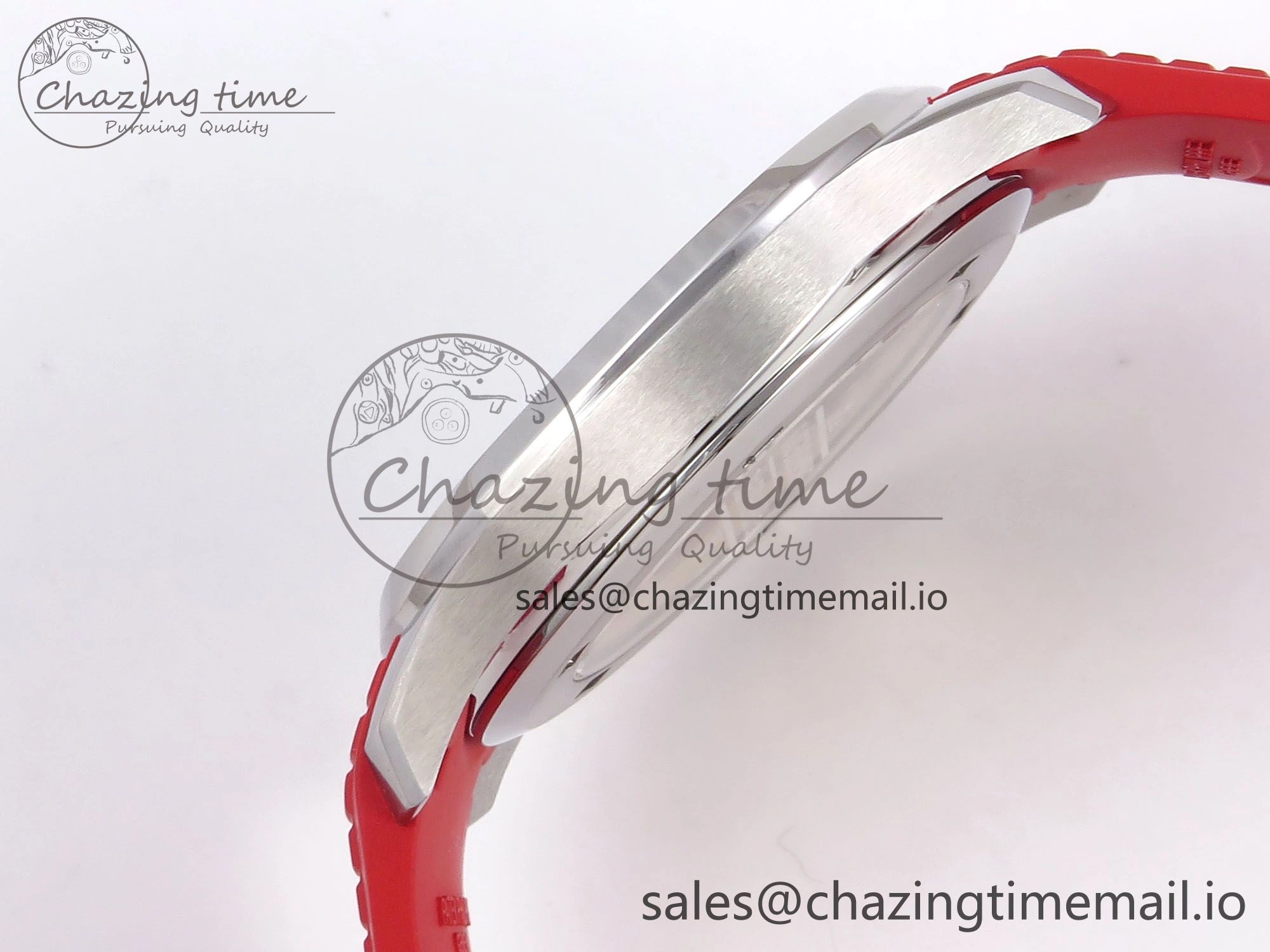EasyMatch Aquanaut 5167A Singapore Edition SS ZF 1:1 Best Edition Red Second Hand on Red Rubber Strap 324CS 8709