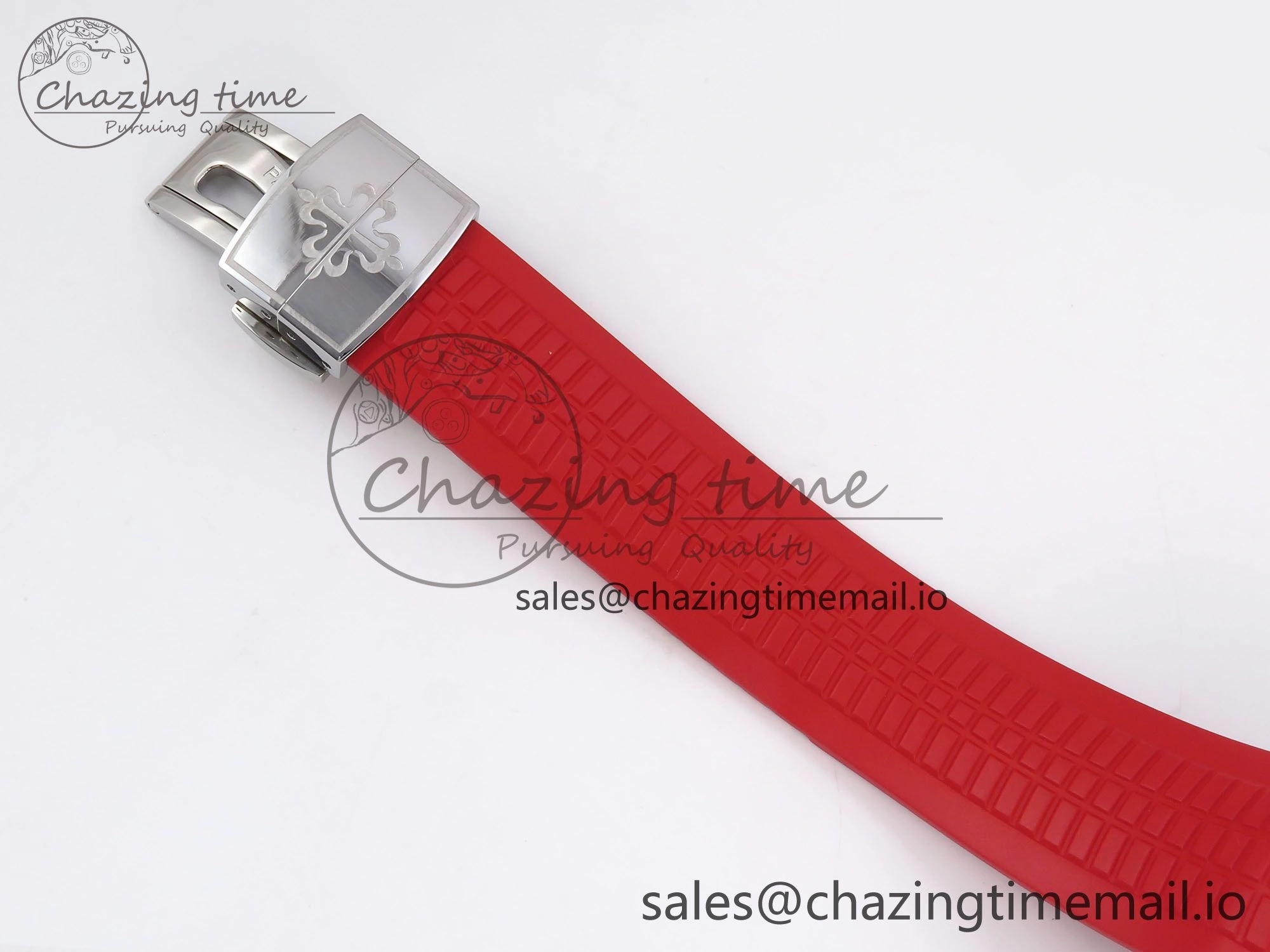 EasyMatch Aquanaut 5167A Singapore Edition SS ZF 1:1 Best Edition Red Second Hand on Red Rubber Strap 324CS 8709
