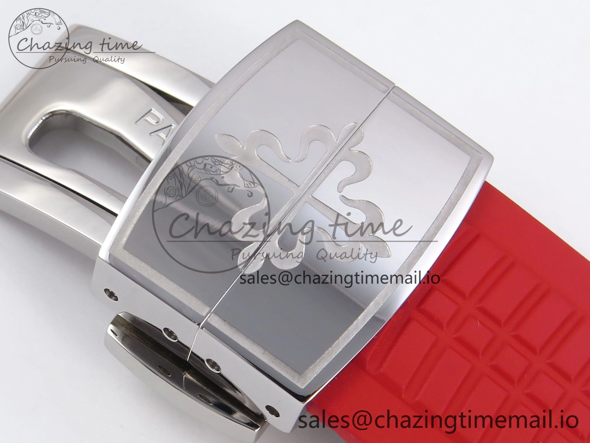 EasyMatch Aquanaut 5167A Singapore Edition SS ZF 1:1 Best Edition Red Second Hand on Red Rubber Strap 324CS 8709