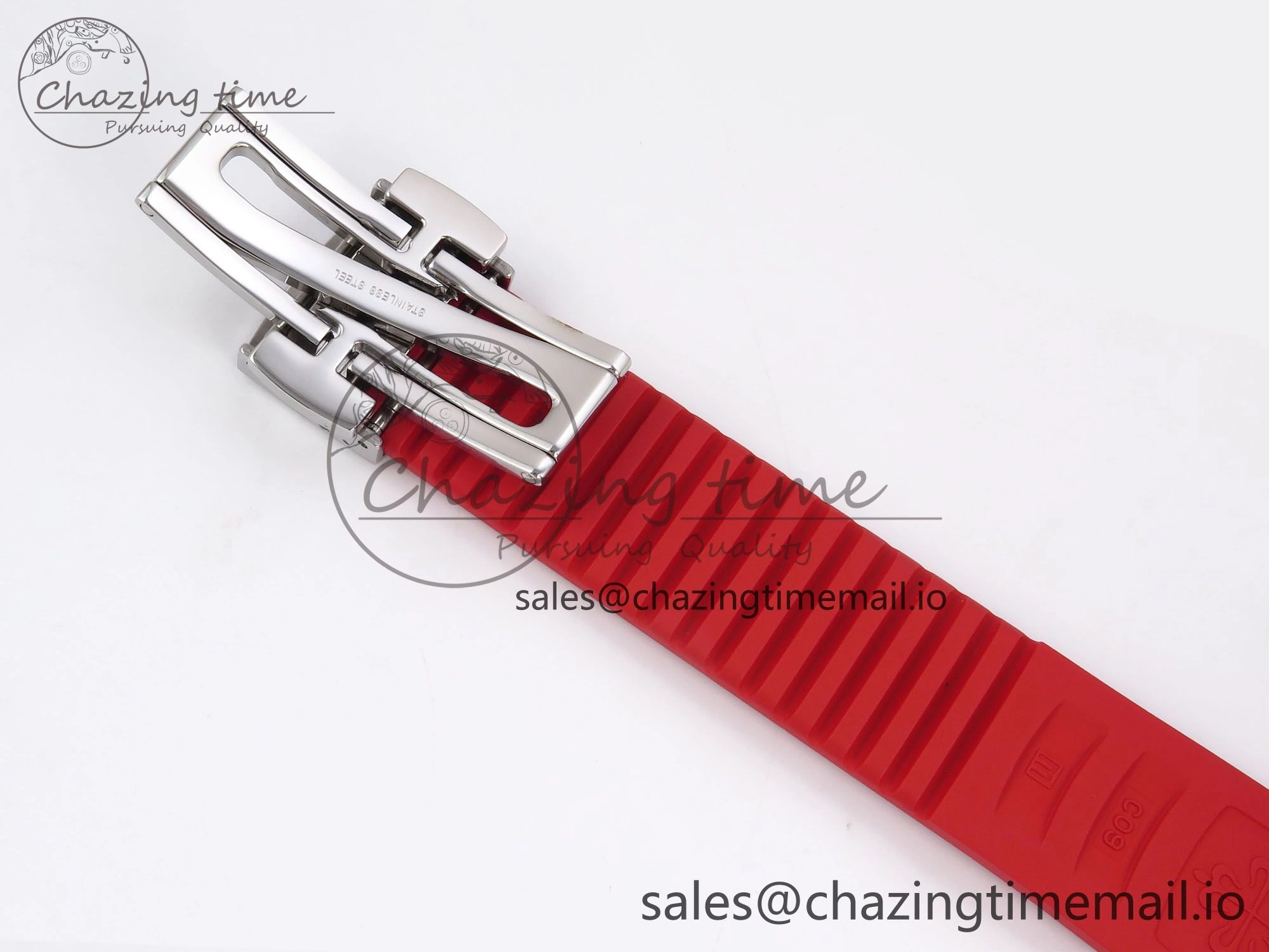 EasyMatch Aquanaut 5167A Singapore Edition SS ZF 1:1 Best Edition Red Second Hand on Red Rubber Strap 324CS 8709