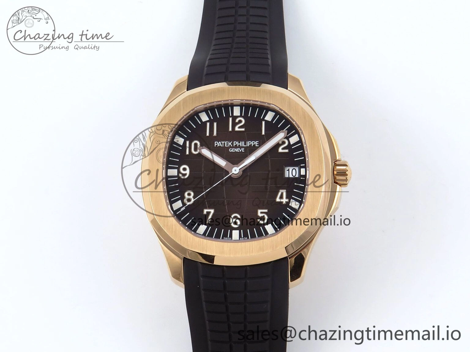 RelaxedFit Aquanaut 5167R RG 3KF Best Edition Brown Dial on Brown Rubber Strap A324 Super Clone V 8680