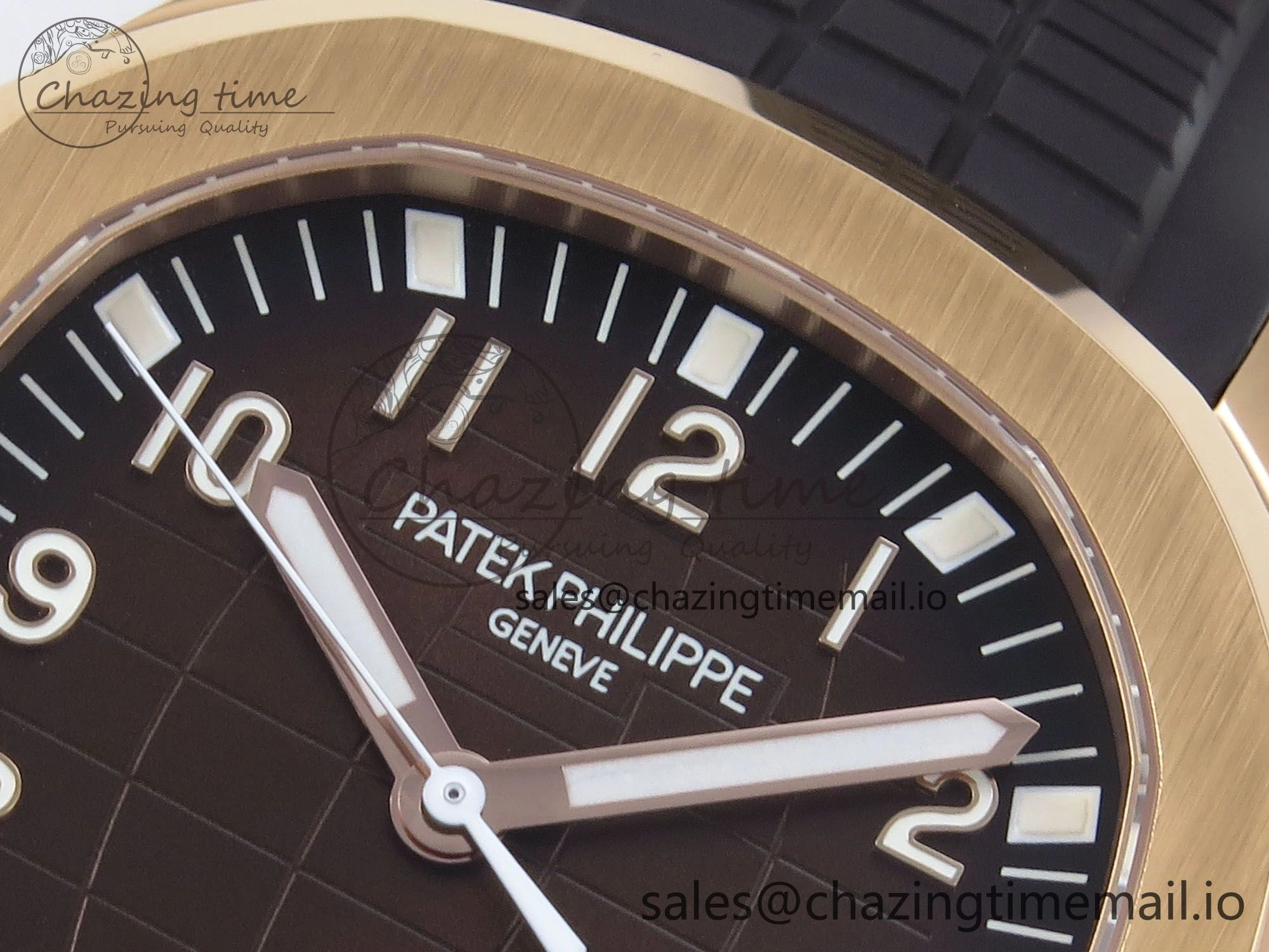 RelaxedFit Aquanaut 5167R RG 3KF Best Edition Brown Dial on Brown Rubber Strap A324 Super Clone V 8680