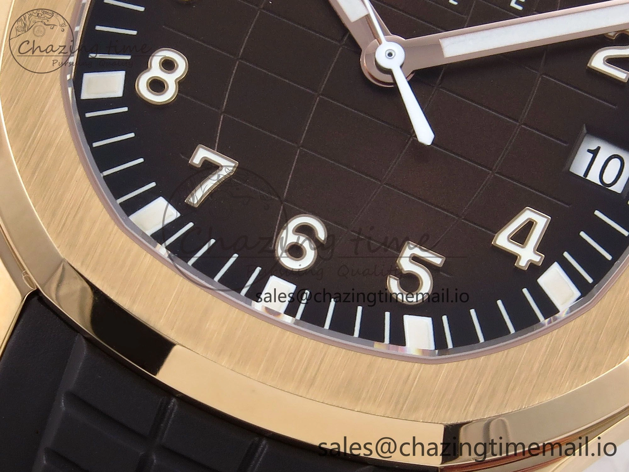 RelaxedFit Aquanaut 5167R RG 3KF Best Edition Brown Dial on Brown Rubber Strap A324 Super Clone V 8680