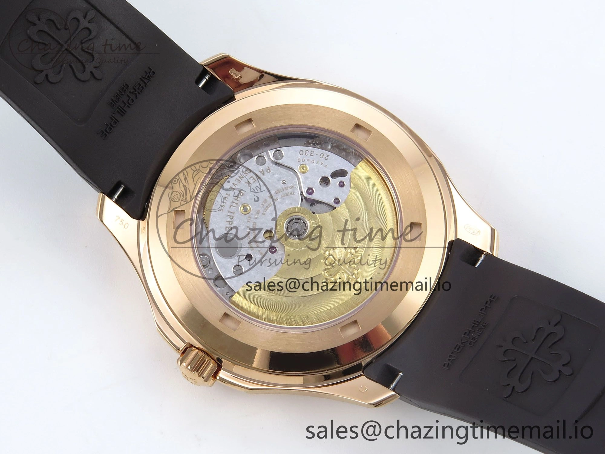 RelaxedFit Aquanaut 5167R RG 3KF Best Edition Brown Dial on Brown Rubber Strap A324 Super Clone V 8680
