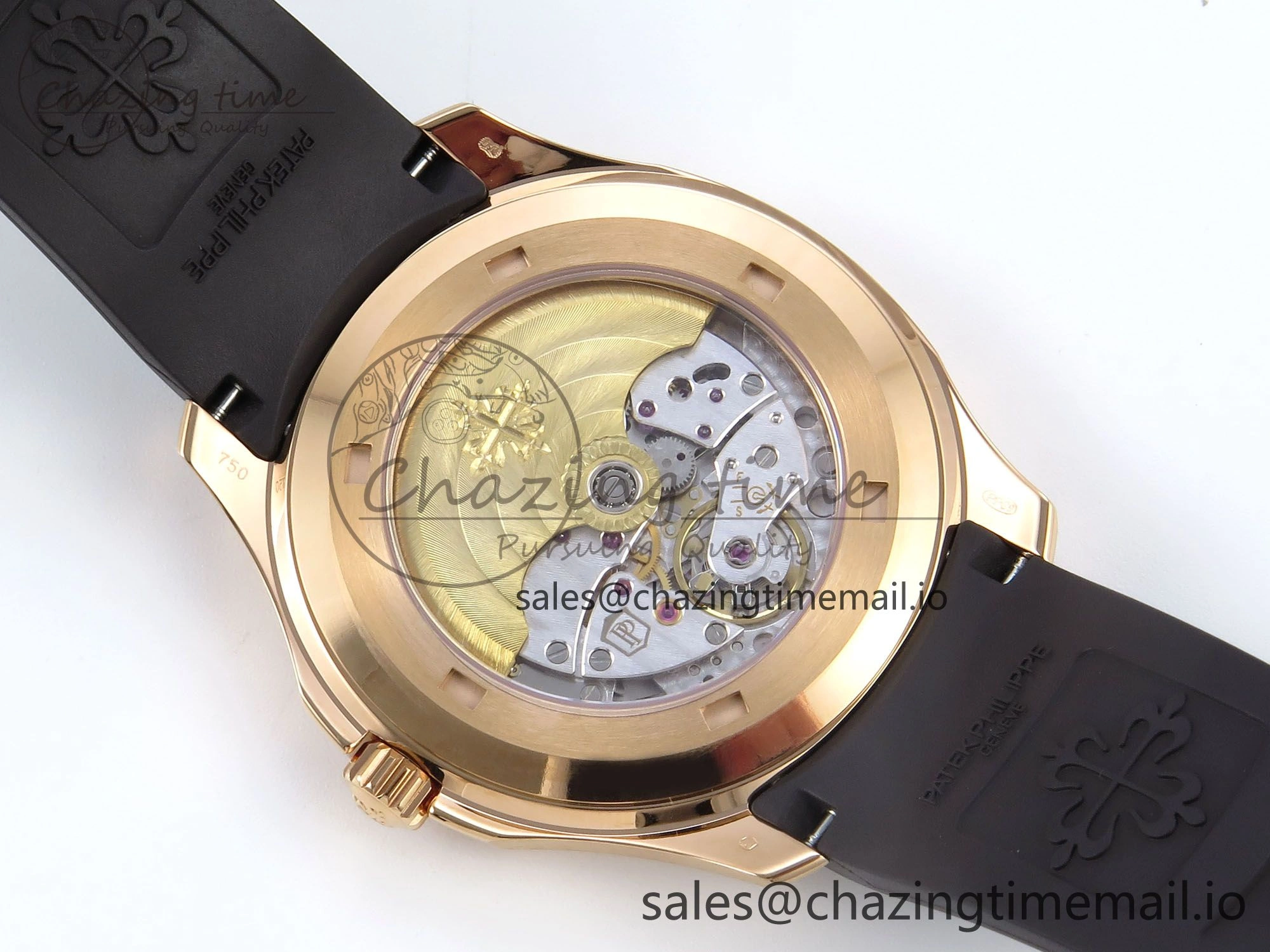 RelaxedFit Aquanaut 5167R RG 3KF Best Edition Brown Dial on Brown Rubber Strap A324 Super Clone V 8680