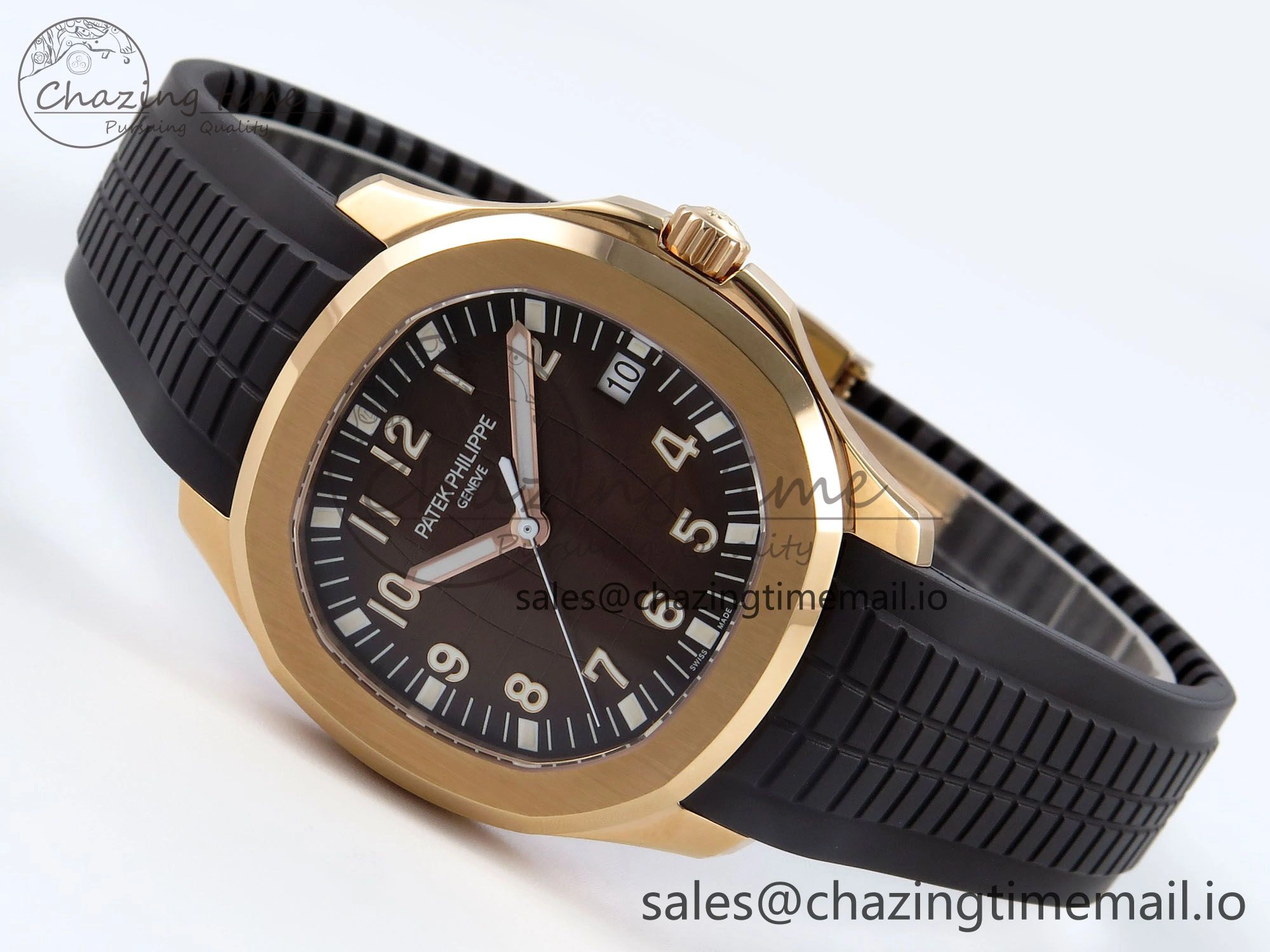 RelaxedFit Aquanaut 5167R RG 3KF Best Edition Brown Dial on Brown Rubber Strap A324 Super Clone V 8680