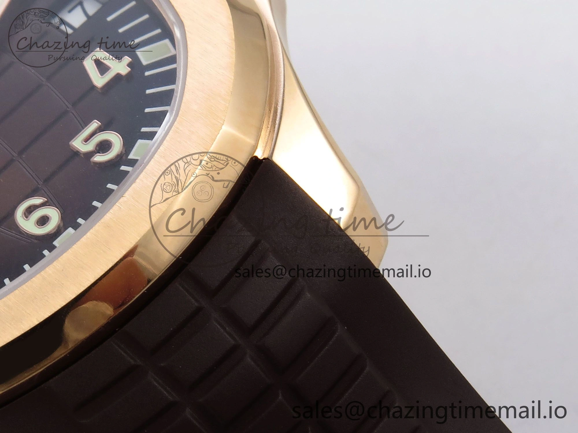 Functional Aquanaut 5167R RG ZF 1:1 Best Edition Brown Dial on Brown Rubber Strap 330CS V 8706