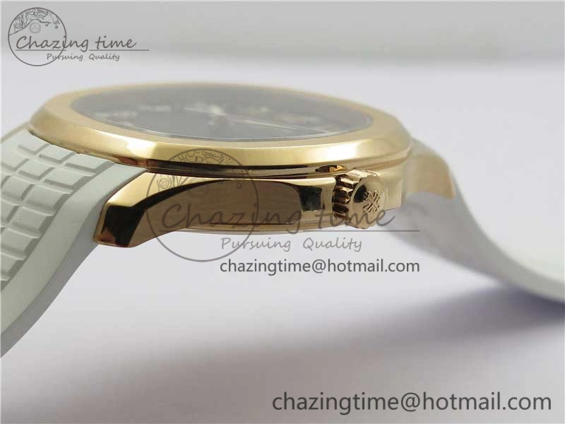 Thermal Aquanaut 5167R RG ZF 1:1 Best Edition Brown Dial on White Rubber Strap 324CS (Free box) 8915