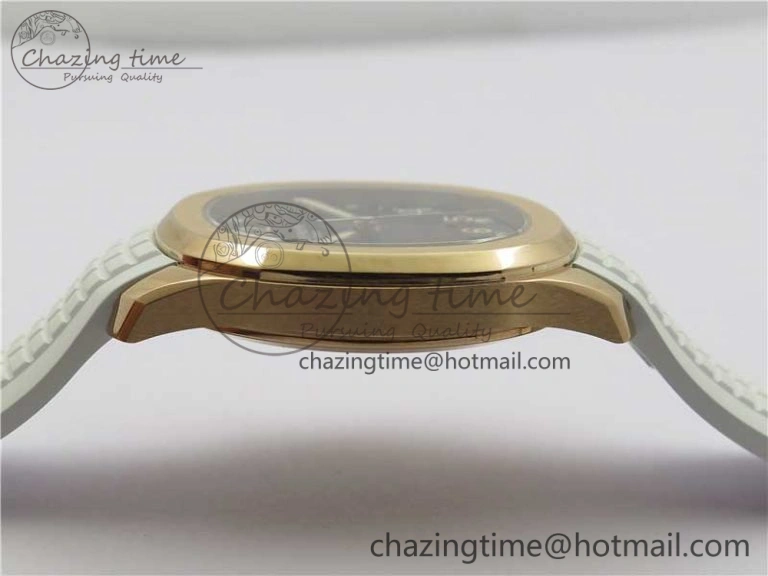 Thermal Aquanaut 5167R RG ZF 1:1 Best Edition Brown Dial on White Rubber Strap 324CS (Free box) 8915
