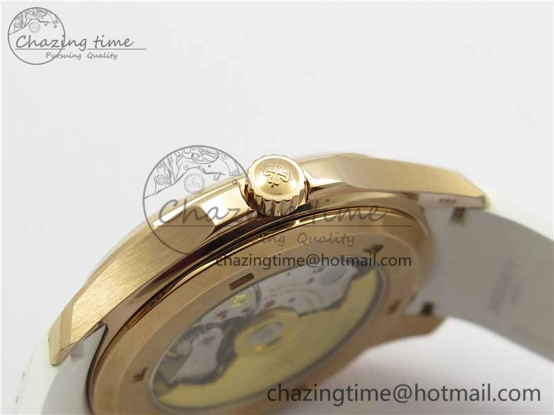 Thermal Aquanaut 5167R RG ZF 1:1 Best Edition Brown Dial on White Rubber Strap 324CS (Free box) 8915